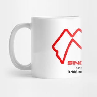 Singapore Track Graphic Mug